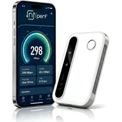 Routeur 5G Pocket WiFi débloqué sans abonnement, Modem 5G/4G Haut débit Compatible Carte SIM, Hotspot Mobile WiFi 6 Multi-appare