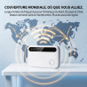 Routeur 5G Pocket WiFi débloqué sans abonnement, Modem 5G/4G Haut débit Compatible Carte SIM, Hotspot Mobile WiFi 6 Multi-appare