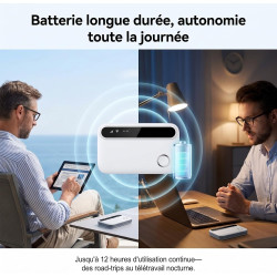 Routeur 5G Pocket WiFi débloqué sans abonnement, Modem 5G/4G Haut débit Compatible Carte SIM, Hotspot Mobile WiFi 6 Multi-appare
