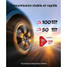 ORICO TF30 Carte Micro SD 128 Go + Adaptateur, 100 Mo/s, 4K, Full HD | A1, C10, V30, U3,UHS-I, Carte Mémoire microSDXC, Carte TF