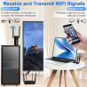 Clé WiFi 1300 Mbps, Clé USB WiFi Dual Band pour PC/Desktop, Adaptateur WiFi USB 3.0 avec Antenne WiFi High Gain, Dongle WiFi Com