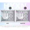 H3(2026) Boitier PC ATX– Préinstallé 6 Ventilateurs PWM ARGB Miroir Infini, Supporter radiateur 360 mm,Boîtier PC ATX à Double C