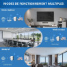 2026 Nouveau EITEYI Répéteur WiFi Puissant 300Mbps, Amplificateur WiFi Puissant 2.4GHz WiFi Extender Range Booster WiFi avec WPS