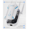 2026 COTDLNK Répéteur WiFi Puissant Amplificateur WiFi 1200Mbps | avec PA intégré | Double Bande 5GHz et 2,4GHz | Amplificateur 
