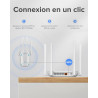2026 COTDLNK Répéteur WiFi Puissant Amplificateur WiFi 1200Mbps | avec PA intégré | Double Bande 5GHz et 2,4GHz | Amplificateur 