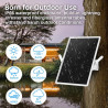 Repeteur WiFi Solaire Batterie Exterieur sans Fil, Puissant Amplificateur WiFi Couvre100-mètres, Outdoor répéteur WiFi Extender 