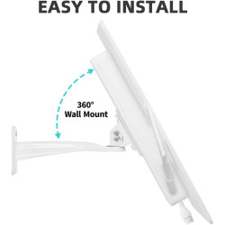 Repeteur WiFi Solaire Batterie Exterieur sans Fil, Puissant Amplificateur WiFi Couvre100-mètres, Outdoor répéteur WiFi Extender 