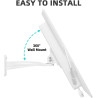 Repeteur WiFi Solaire Batterie Exterieur sans Fil, Puissant Amplificateur WiFi Couvre100-mètres, Outdoor répéteur WiFi Extender 