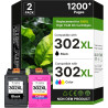 302 XL 302XL Cartouches d'encre Remplacement pour Cartouche HP 302 XL Noir et Couleur pour HP Envy 4520 4525 4521 4524 4527 Desk