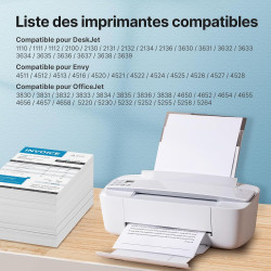 302 XL 302XL Cartouches d'encre Remplacement pour Cartouche HP 302 XL Noir et Couleur pour HP Envy 4520 4525 4521 4524 4527 Desk