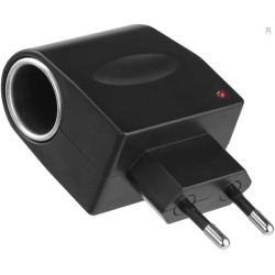 Adaptateur Allume Cigare Secteur 220V vers 12V 500mA | Convertisseur Prise Courant Murale pour Voiture, Convertisseur CA à CC 6W