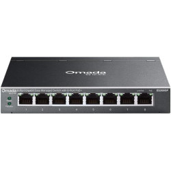 TP-Link Omada Switch PoE Gigabit Manageable 8 Ports RJ45, ES208GP | Gestion centralisée via l'application Omada, Ports PoE+, Plu