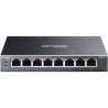 TP-Link Omada Switch PoE Gigabit Manageable 8 Ports RJ45, ES208GP | Gestion centralisée via l'application Omada, Ports PoE+, Plu