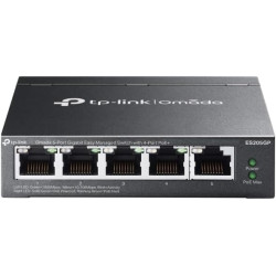 TP-Link Omada Switch PoE 5 Ports Gigabit Manageable, 4 Ports PoE+, 65W, Switch RJ45 Boitier métal, Silencieux, Installation faci