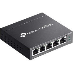 TP-Link Omada Switch PoE 5 Ports Gigabit Manageable, 4 Ports PoE+, 65W, Switch RJ45 Boitier métal, Silencieux, Installation faci