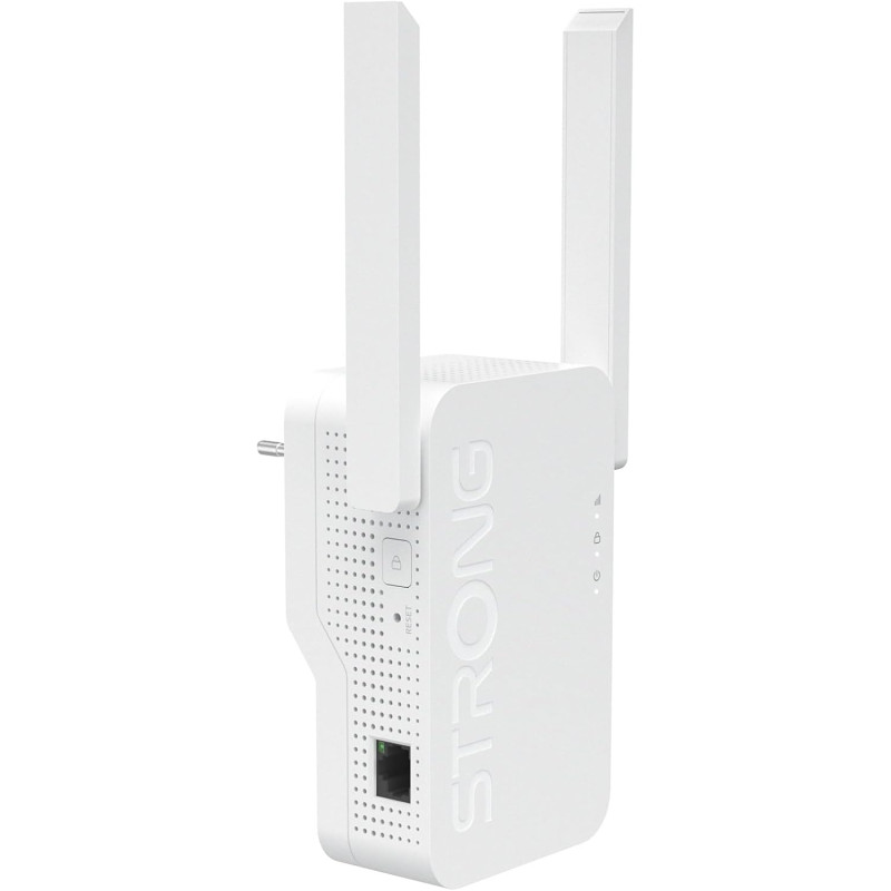 STRONG Répéteur WiFi 6 AX3000, Amplificateur WiFi Double Bande | 3000 Mbps, WiFi 6, Double Bande, Répéteur WiFi, Port Ethernet G