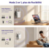 STRONG Répéteur WiFi 6 AX3000, Amplificateur WiFi Double Bande | 3000 Mbps, WiFi 6, Double Bande, Répéteur WiFi, Port Ethernet G