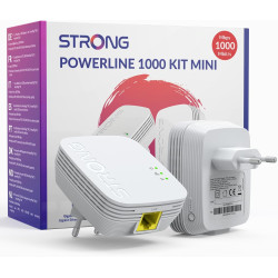 STRONG CPL AV1000 Mbps, Box CPL HomePlug AV2, Plug & Play avec Bouton Pair, Ports Ethernet Gigabit, Mode économie d’énergie, Des