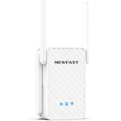NEWFAST Répéteur WiFi 6 Puissant NF-RE556, Amplificateur WiFi AX3000 Mbps, Port Ethernet Gigabit, Double Bande WiFi Extender Cou