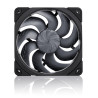 Noctua nf-a12x25 g2 pwm sx2-pp chromax.noir, kit avec deux ventilateurs pour installation push-pull ou côte à côte (noir)