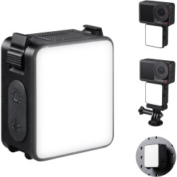 K&F CONCEPT Mini-Éclairage LED Compatible Photographie et Vidéo de Vlogging | Éclairage d'appoint compact compatible la photogra