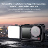 K&F CONCEPT Mini-Éclairage LED Compatible Photographie et Vidéo de Vlogging | Éclairage d'appoint compact compatible la photogra