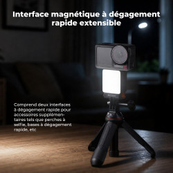K&F CONCEPT Mini-Éclairage LED Compatible Photographie et Vidéo de Vlogging | Éclairage d'appoint compact compatible la photogra