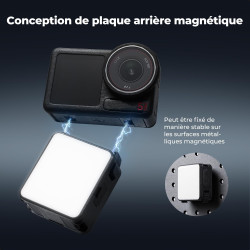 K&F CONCEPT Mini-Éclairage LED Compatible Photographie et Vidéo de Vlogging | Éclairage d'appoint compact compatible la photogra