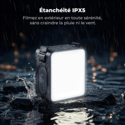 K&F CONCEPT Mini-Éclairage LED Compatible Photographie et Vidéo de Vlogging | Éclairage d'appoint compact compatible la photogra