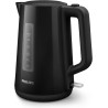 Philips Bouilloire Électrique 3000, 1,7L, Ébullition rapide, Noir | Chauffe efficace & nettoyage simplifié, Couvercle à ressort,