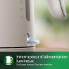 Philips Bouilloire Électrique Eco Conscious, 1,7L, Blanc Soyeux Mat | Base 360°, Voyant Lumineux & indicateur de tasse, Filtre A