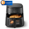 Philips Airfryer 2000 - Air Fryer 6.2L, 13 modes, écran tactile, Noir | Fenêtre de cuisson, 9 préréglages, technologie RapidAir,