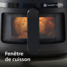 Philips Airfryer 2000 - Air Fryer 6.2L, 13 modes, écran tactile, Noir | Fenêtre de cuisson, 9 préréglages, technologie RapidAir,
