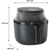 Philips Airfryer 3000 - Air Fryer 4.2L, 16-en-1, écran tactile, Noir | Fenêtre de cuisson, technologie RapidAir Plus, 90% de mat