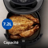 Philips Airfryer 3000 - Air Fryer 7.2L, 16-en-1, écran tactile, Noir | Fenêtre de cuisson, technologie RapidAir Plus, 90% de mat