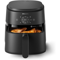 Philips Airfryer 2000 - Air Fryer 4.2L, 13 modes, écran tactile, Noir | 9 préréglages, technologie RapidAir, 90% de matières gra