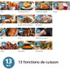 Philips Airfryer 2000 - Air Fryer 4.2L, 13 modes, écran tactile, Noir | 9 préréglages, technologie RapidAir, 90% de matières gra
