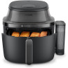 Philips Airfryer 5000 - Air Fryer 7.2L, Cuisson Vapeur, 21 modes, Noir | Fenêtre de cuisson, RapidAir Plus & Steamfry, Revêtemen