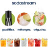 Sodastream TERRA Machine à Soda | 1 Bouteille 1L + Cylindre 60L | Noire