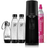 Sodastream TERRA Machine à Soda | 2 Bouteilles 1L + 0,5L + Cylindre | Noire