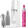 Sodastream TERRA Machine à Soda | 3 Bouteilles + Cylindre 60L | Blanche