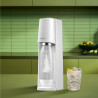 Sodastream TERRA Machine à Soda | 3 Bouteilles + Cylindre 60L | Blanche
