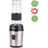 H.Koenig Mini Blender Smoothie Mixeur SMOO9 – 570ml, 300W, 4 Lames Inox, sans BPA, 2 Bouteilles Portables avec Couvercles de Voy