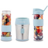 H.Koenig Mini Blender/Smoothie/Mixeur SMOO16 – 570mL, 300W, 4 Lames Inox, Sans BPA, 2 Bouteilles portables avec couvercles de vo
