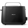 Philips Grille-pain Daily, 2 fentes larges, 8 réglages, 830W, Noir | Toaster avec réchauffe-viennoiseries, Décongélation & arrêt