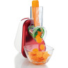 Moulinex - Fresh Express Découpe-légumes électrique 3 fonctions - Rouge | Râpe à légumes avec système Twist breveté, service dir