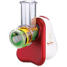Moulinex - Fresh Express Découpe-légumes électrique 3 fonctions - Rouge | Râpe à légumes avec système Twist breveté, service dir