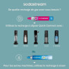 Sodastream Cylindre de Gaz CO₂ à Clipser Quick Connect 60L | Rose