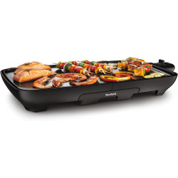 Tefal - Malaga XL - Plancha électrique - 6 à 8 personnes - 2000W - Noir | Plancha de table pour 6 à 8 personnes - Cuisson homogè