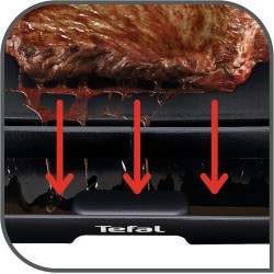 Tefal - Malaga XL - Plancha électrique - 6 à 8 personnes - 2000W - Noir | Plancha de table pour 6 à 8 personnes - Cuisson homogè